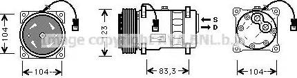 Ava Quality Cooling CN K177 - Kompressori, ilmastointilaite inparts.fi