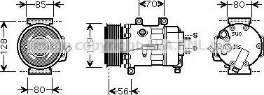 Ava Quality Cooling CN K250 - Kompressori, ilmastointilaite inparts.fi