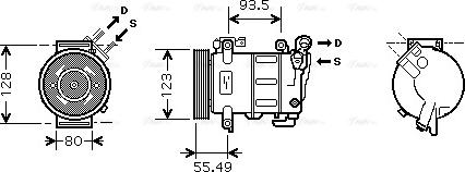 Ava Quality Cooling CN K251 - Kompressori, ilmastointilaite inparts.fi