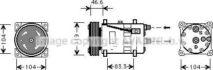 Ava Quality Cooling CN K209 - Kompressori, ilmastointilaite inparts.fi