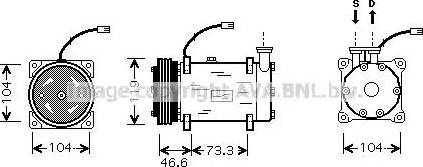 Ava Quality Cooling CN K215 - Kompressori, ilmastointilaite inparts.fi