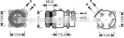 Ava Quality Cooling CN K218 - Kompressori, ilmastointilaite inparts.fi