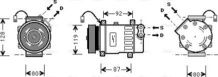 Ava Quality Cooling CN K217 - Kompressori, ilmastointilaite inparts.fi