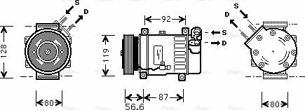 Ava Quality Cooling CN K238 - Kompressori, ilmastointilaite inparts.fi