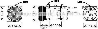 Ava Quality Cooling CN K222 - Kompressori, ilmastointilaite inparts.fi