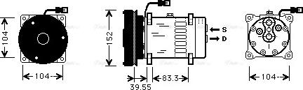 Ava Quality Cooling CPAK003 - Kompressori, ilmastointilaite inparts.fi