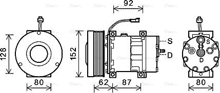 Ava Quality Cooling CPAK014 - Kompressori, ilmastointilaite inparts.fi