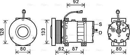 Ava Quality Cooling CPAK016 - Kompressori, ilmastointilaite inparts.fi