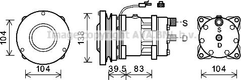 Ava Quality Cooling CPK017 - Kompressori, ilmastointilaite inparts.fi