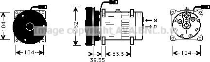 Ava Quality Cooling CPK003 - Kompressori, ilmastointilaite inparts.fi