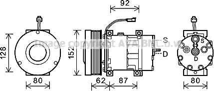 Ava Quality Cooling CPK014 - Kompressori, ilmastointilaite inparts.fi