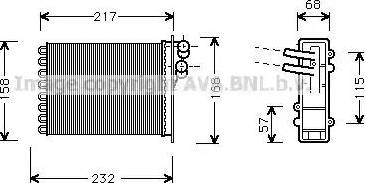 Ava Quality Cooling CR 6046 - Lämmityslaitteen kenno inparts.fi