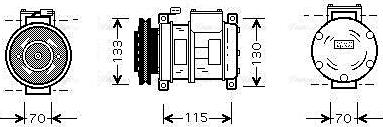 Ava Quality Cooling CRAK064 - Kompressori, ilmastointilaite inparts.fi