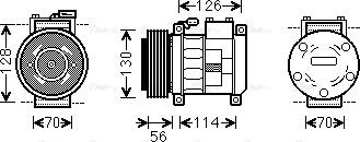 Ava Quality Cooling CRAK062 - Kompressori, ilmastointilaite inparts.fi