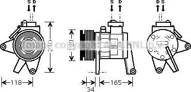 Ava Quality Cooling CR K063 - Kompressori, ilmastointilaite inparts.fi