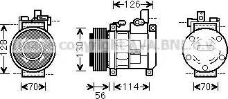 Ava Quality Cooling CR K062 - Kompressori, ilmastointilaite inparts.fi