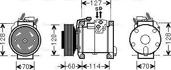 Ava Quality Cooling CRK112 - Kompressori, ilmastointilaite inparts.fi