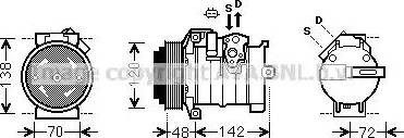 Ava Quality Cooling CRK131 - Kompressori, ilmastointilaite inparts.fi