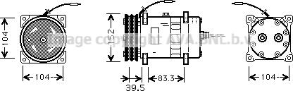 Ava Quality Cooling CSK002 - Kompressori, ilmastointilaite inparts.fi