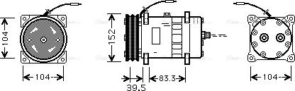 Ava Quality Cooling CSAK002 - Kompressori, ilmastointilaite inparts.fi