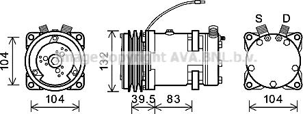 Ava Quality Cooling CSK007 - Kompressori, ilmastointilaite inparts.fi