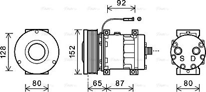 Ava Quality Cooling CSAK013 - Kompressori, ilmastointilaite inparts.fi