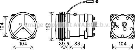 Ava Quality Cooling CSK020 - Kompressori, ilmastointilaite inparts.fi