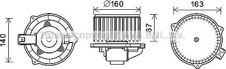 Ava Quality Cooling CT8051 - Sähkömoottori, sisätilanpuhallin inparts.fi