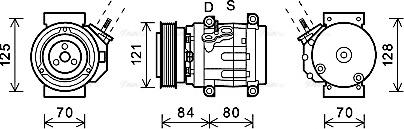 Ava Quality Cooling CTK037 - Kompressori, ilmastointilaite inparts.fi