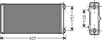 Ava Quality Cooling DF 6037 - Lämmityslaitteen kenno inparts.fi