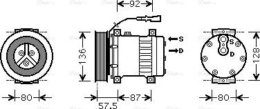 Ava Quality Cooling DFAK033 - Kompressori, ilmastointilaite inparts.fi