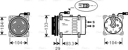 Ava Quality Cooling DFAK025 - Kompressori, ilmastointilaite inparts.fi