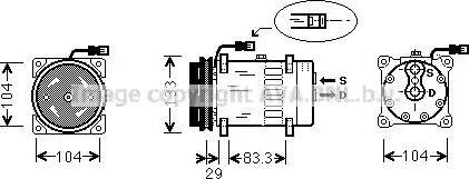 Ava Quality Cooling DF K026 - Kompressori, ilmastointilaite inparts.fi