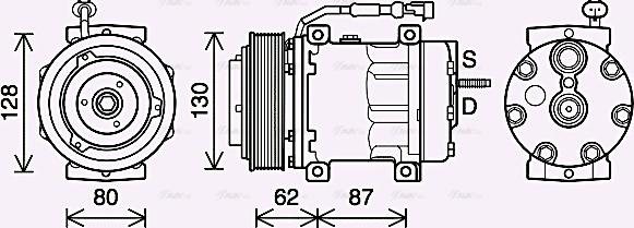 Ava Quality Cooling DFAK073 - Kompressori, ilmastointilaite inparts.fi