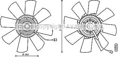 Ava Quality Cooling DFC059 - Tuuletin, moottorin jäähdytys inparts.fi