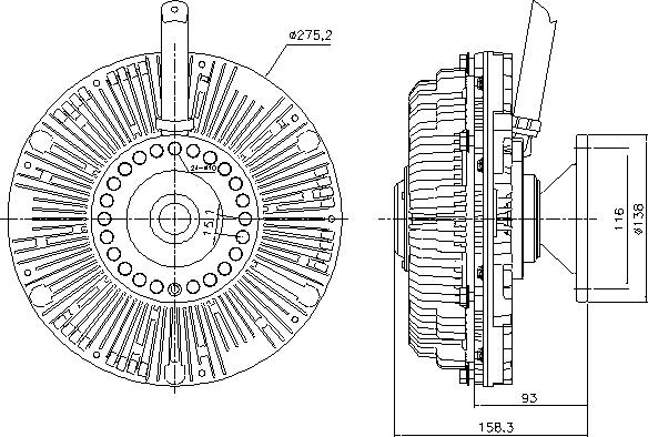 Ava Quality Cooling DFC101 - Kytkin, jäähdytystuuletin inparts.fi