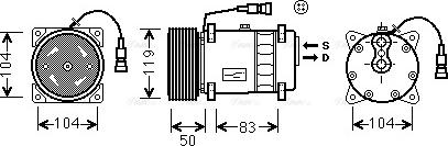 Ava Quality Cooling DF K038 - Kompressori, ilmastointilaite inparts.fi