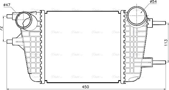 Ava Quality Cooling DN4485 - Välijäähdytin inparts.fi