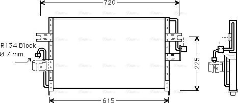 Ava Quality Cooling DN 5166 - Lauhdutin, ilmastointilaite inparts.fi