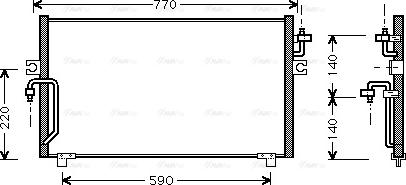 Ava Quality Cooling DN 5182 - Lauhdutin, ilmastointilaite inparts.fi