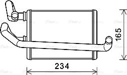 Ava Quality Cooling DN6423 - Lämmityslaitteen kenno inparts.fi