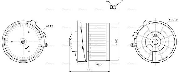 Ava Quality Cooling DN8486 - Sisätilapuhallin inparts.fi