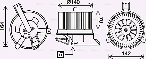 Ava Quality Cooling DN8434 - Sisätilapuhallin inparts.fi