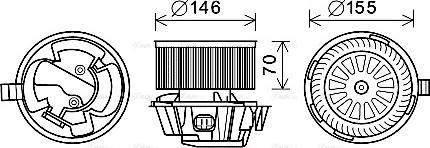 Ava Quality Cooling DN8384 - Sisätilapuhallin inparts.fi