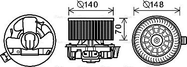 Ava Quality Cooling DN8383 - Sisätilapuhallin inparts.fi