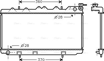 Ava Quality Cooling DN 2116 - Jäähdytin,moottorin jäähdytys inparts.fi