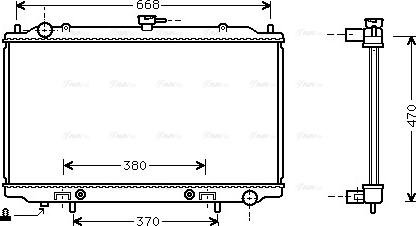 Ava Quality Cooling DN 2189 - Jäähdytin,moottorin jäähdytys inparts.fi