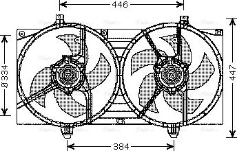 Ava Quality Cooling DN 7528 - Tuuletin, moottorin jäähdytys inparts.fi