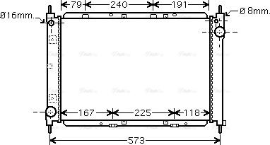 Ava Quality Cooling DNA2261 - Jäähdytin,moottorin jäähdytys inparts.fi