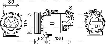 Ava Quality Cooling DNAK390 - Kompressori, ilmastointilaite inparts.fi